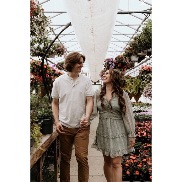 ASO Brittany Cartwright from Vanderpump Rules & TikTok Star Tinx Blue Mini Dress - Picture 14 of 17